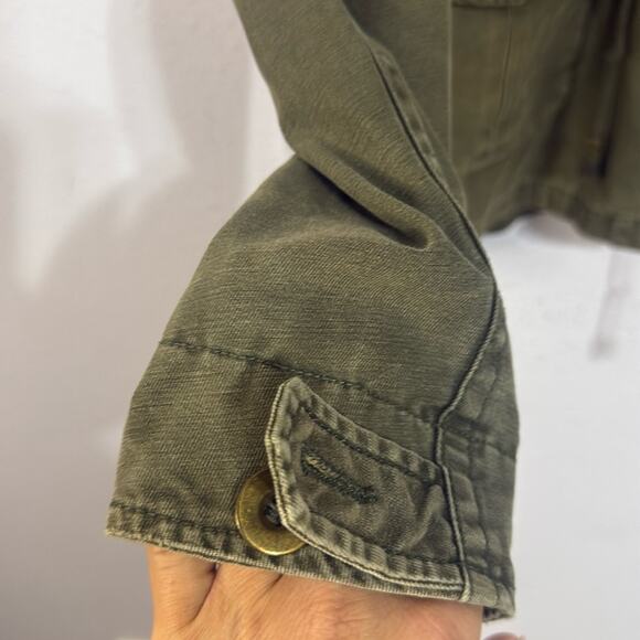 Levi's Women Khaki Utility Jacket Size Large - Picture 7 of 10